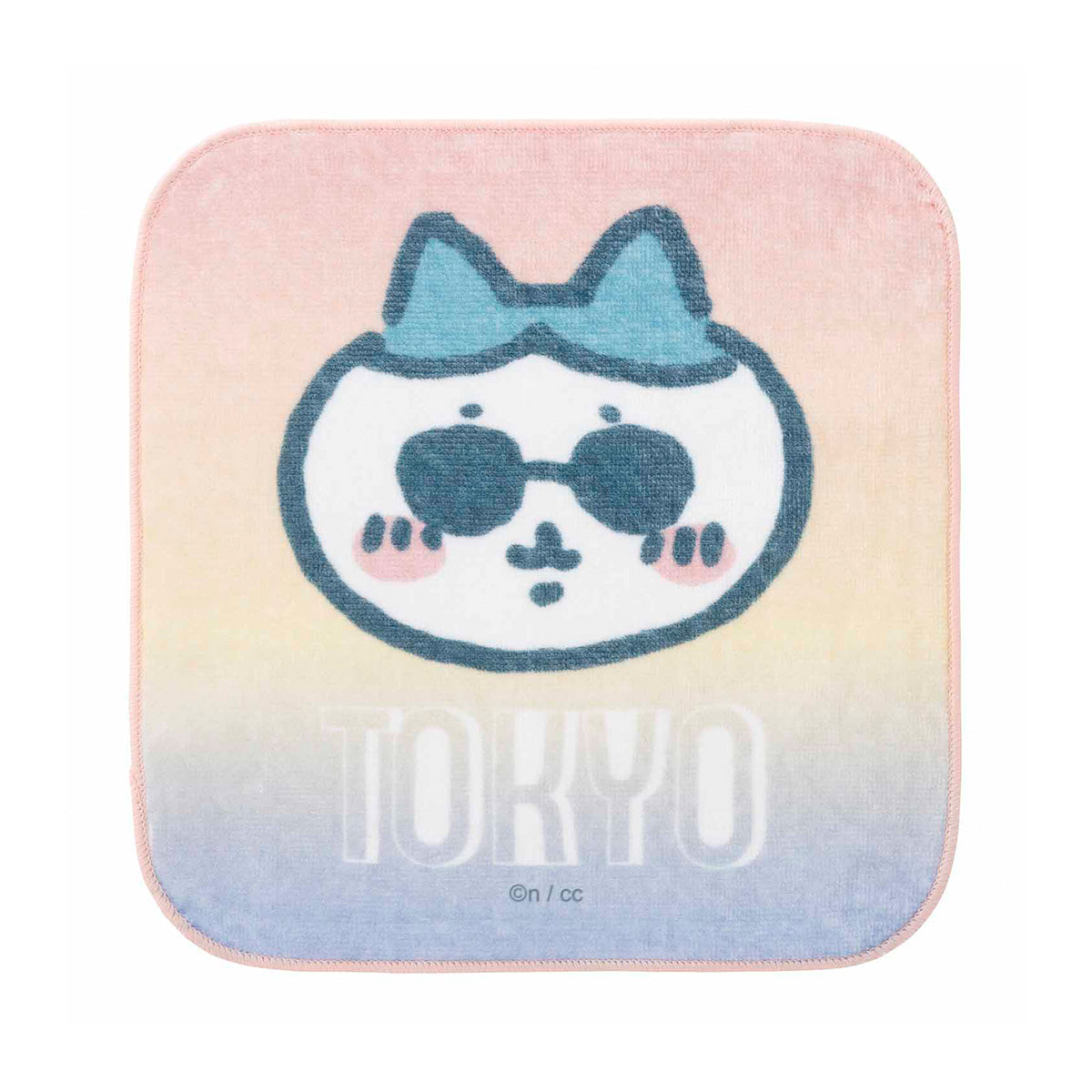 치이카와 도쿄 기념품 핸드 타올 (선글라스 하치와레)