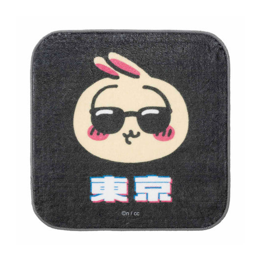 ちいかわ 東京みやげ ハンドタオル(サングラスなうさぎ)