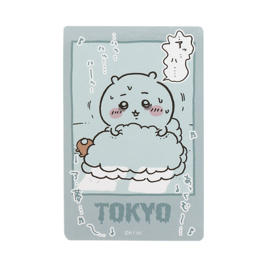 ちいかわ 東京みやげ スマホに貼れるサイズのTOKYOステッカー(ちいかわのあくむ)