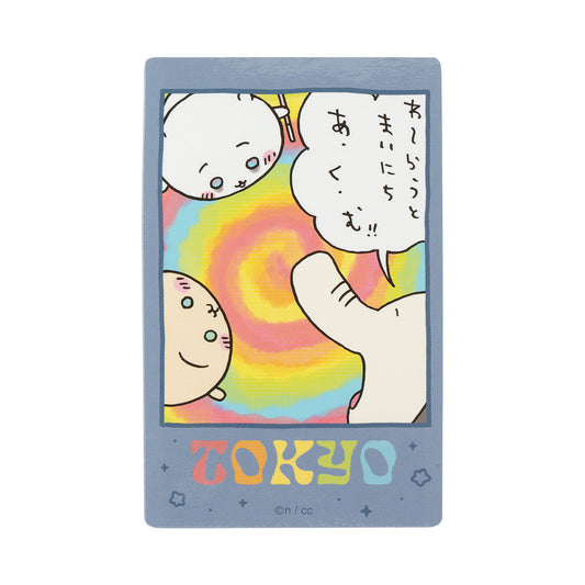 ちいかわ 東京みやげ スマホに貼れるサイズのTOKYOステッカー(あ・く・む)