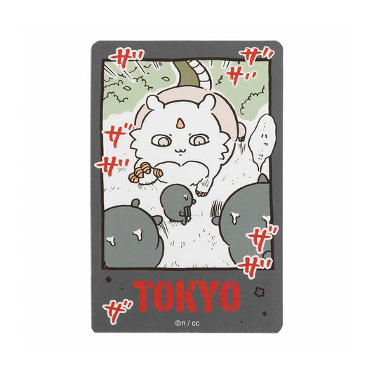 ちいかわ 東京みやげ スマホに貼れるサイズのTOKYOステッカー(あのこ)