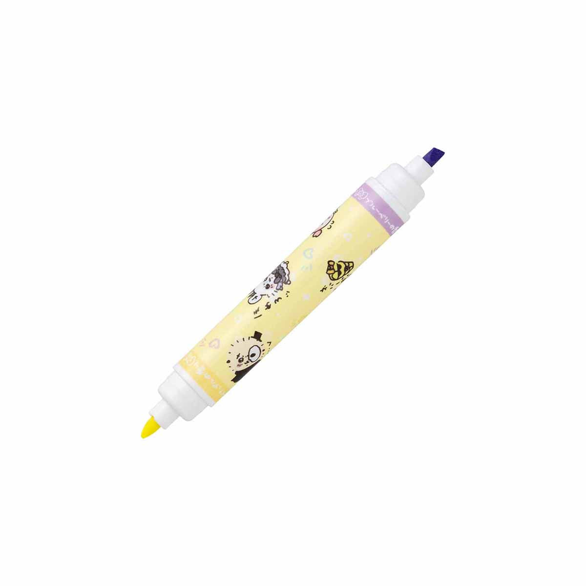 Chiikawa Super Magical Chiikawa Scented 2-Color Markers (Yellow/Purple)