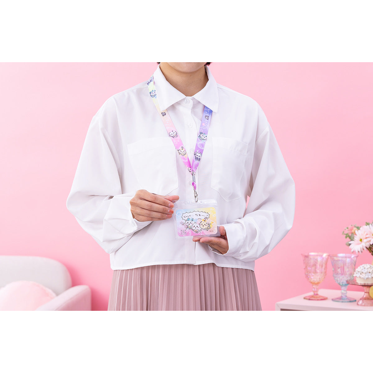 吉伊卡哇 超魔法吉伊卡哇 頸掛繩(彩虹)