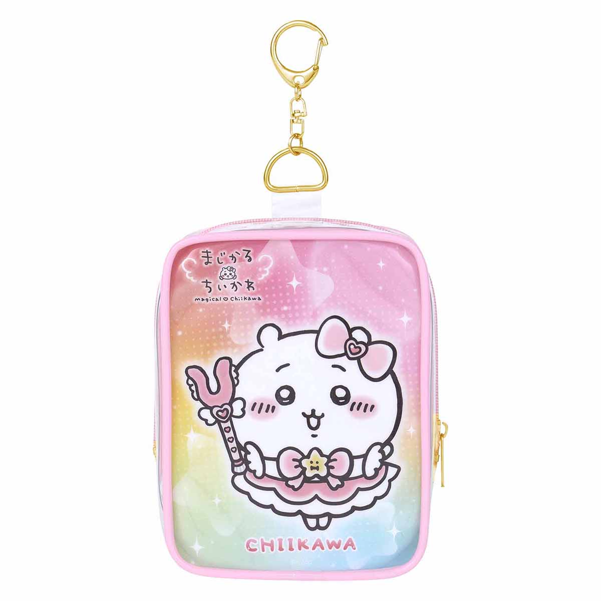 ちいかわ 超まじかるちいかわ マスコットも入る!クリアポーチ(ちいかわ)