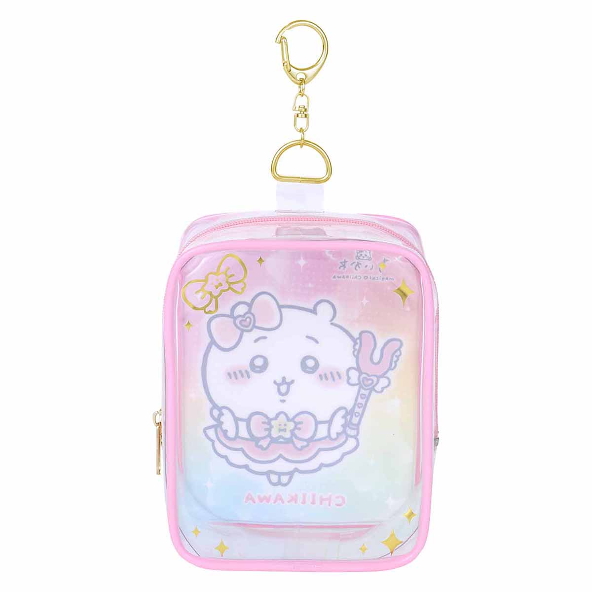 ちいかわ 超まじかるちいかわ マスコットも入る!クリアポーチ(ちいかわ)