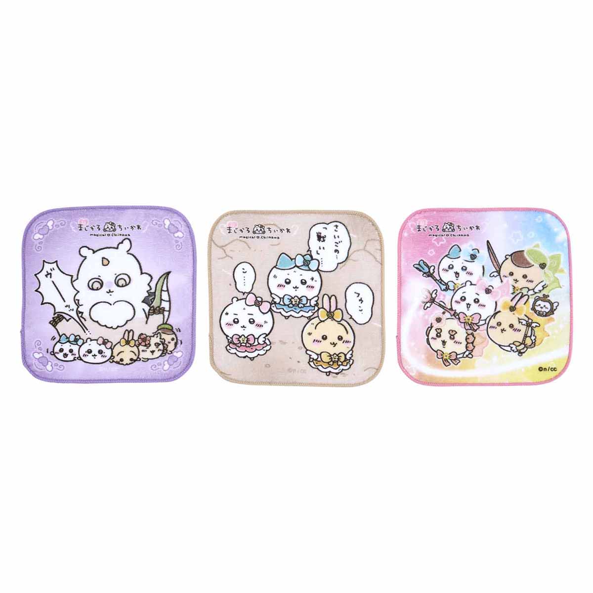 Chiikawa Super Magical Chiikawa Square 3-Piece Towel Set