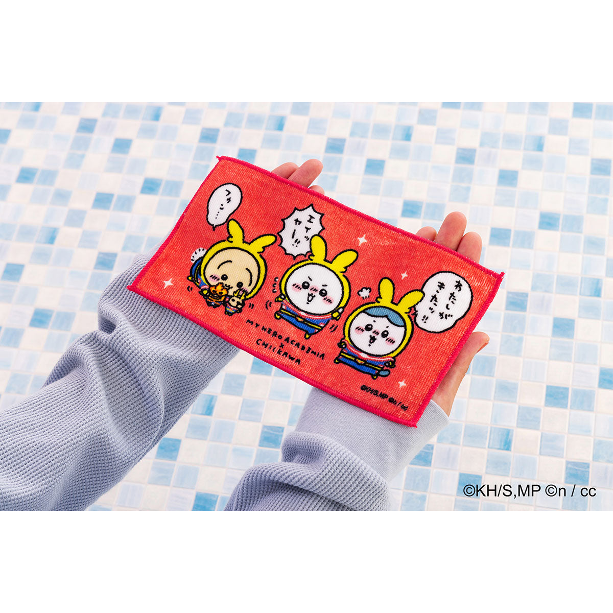 僕のヒーローアカデミア×ちいかわ 3枚セットタオル(敵<ヴィラン>)