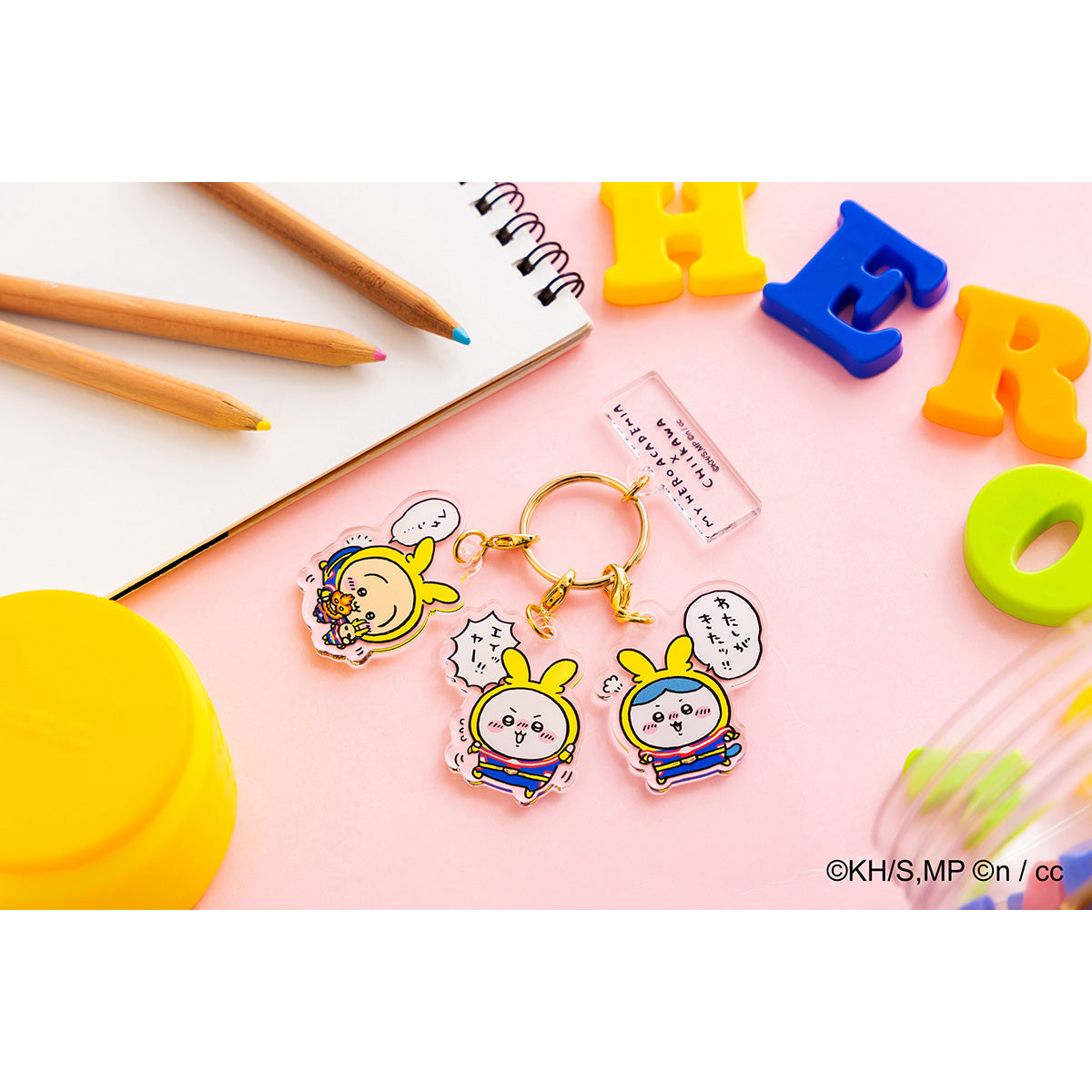 僕のヒーローアカデミア×ちいかわ 3連アクリルチャーム