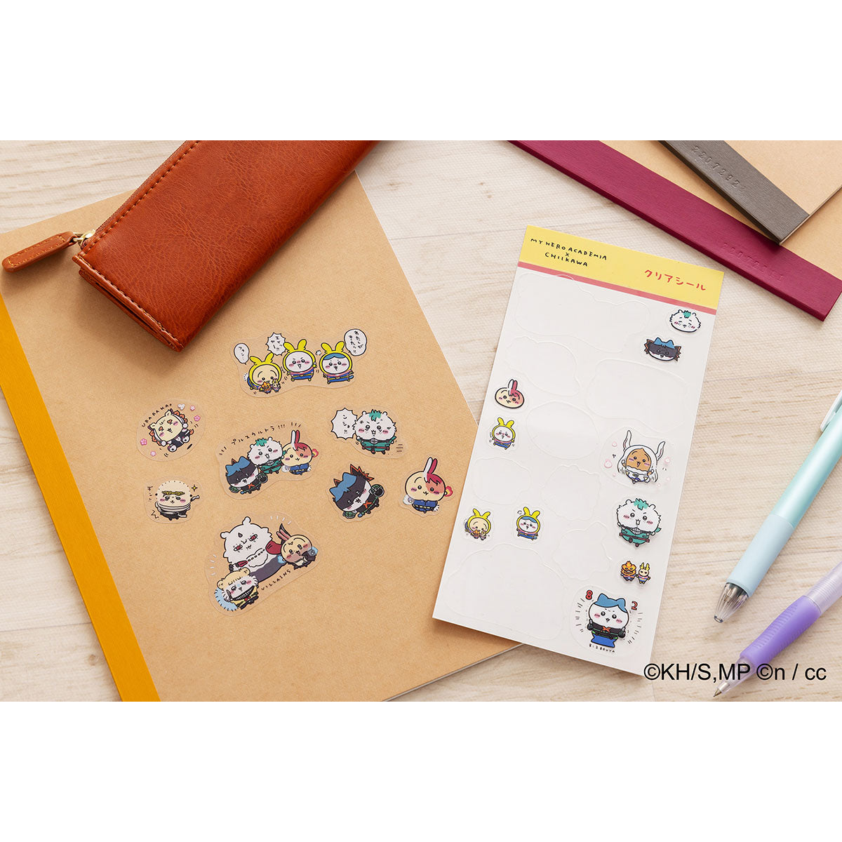 나의 히어로 아카데미아 × 치이카와 클리어 스티커