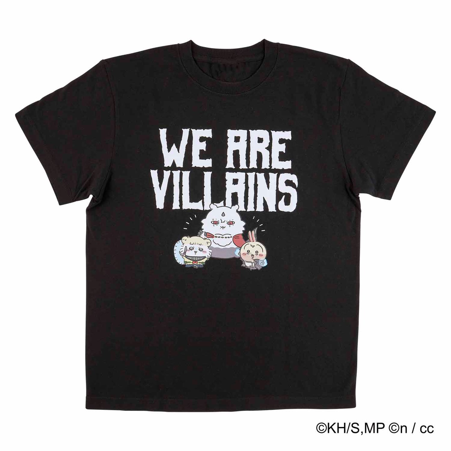 My Hero Academia × Chiikawa T-Shirt WE ARE VILLAINS Black