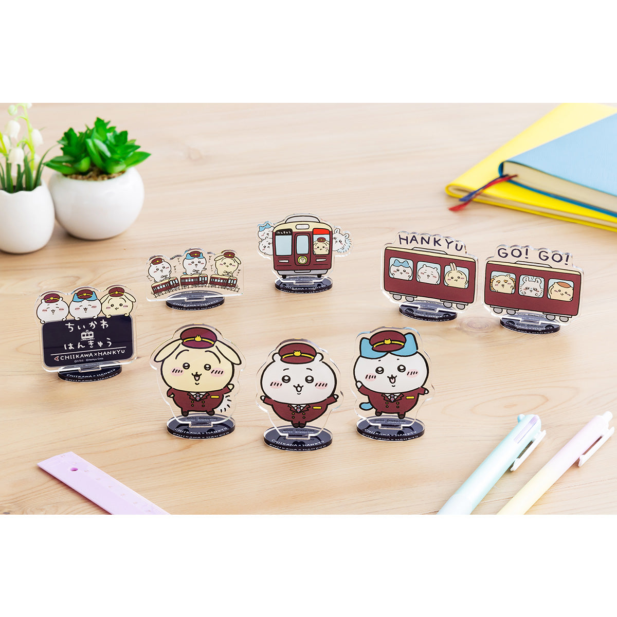 Chiikawa Hankyu Train Trading Acrylic Stand (All 8 Types)