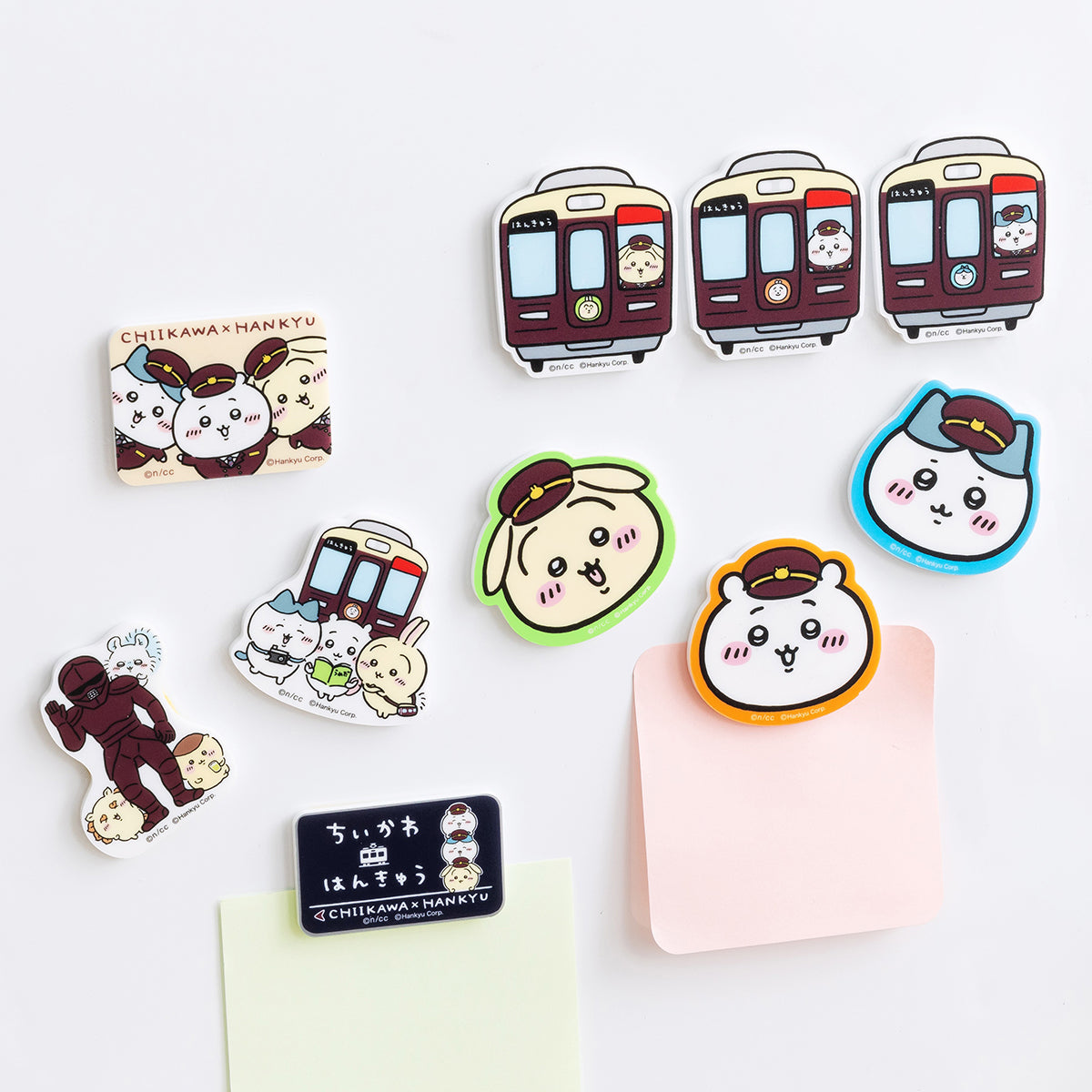 Chiikawa Hankyu Train Trading Acrylic Magnet (All 10 Types)