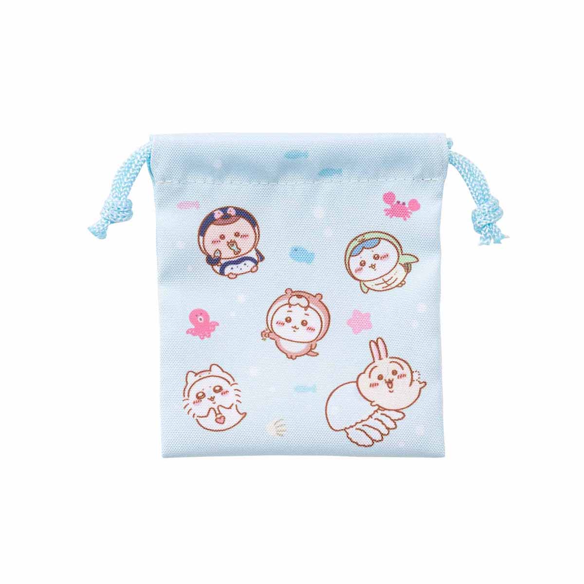 Chiikawa Aquarium Convenient 2-Piece Mini Drawstring Bag Set