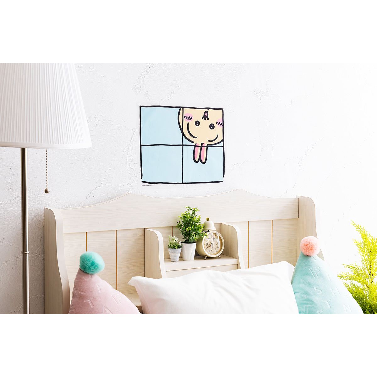 Chiikawa Wall Sticker (Usagi Peeking from Window)