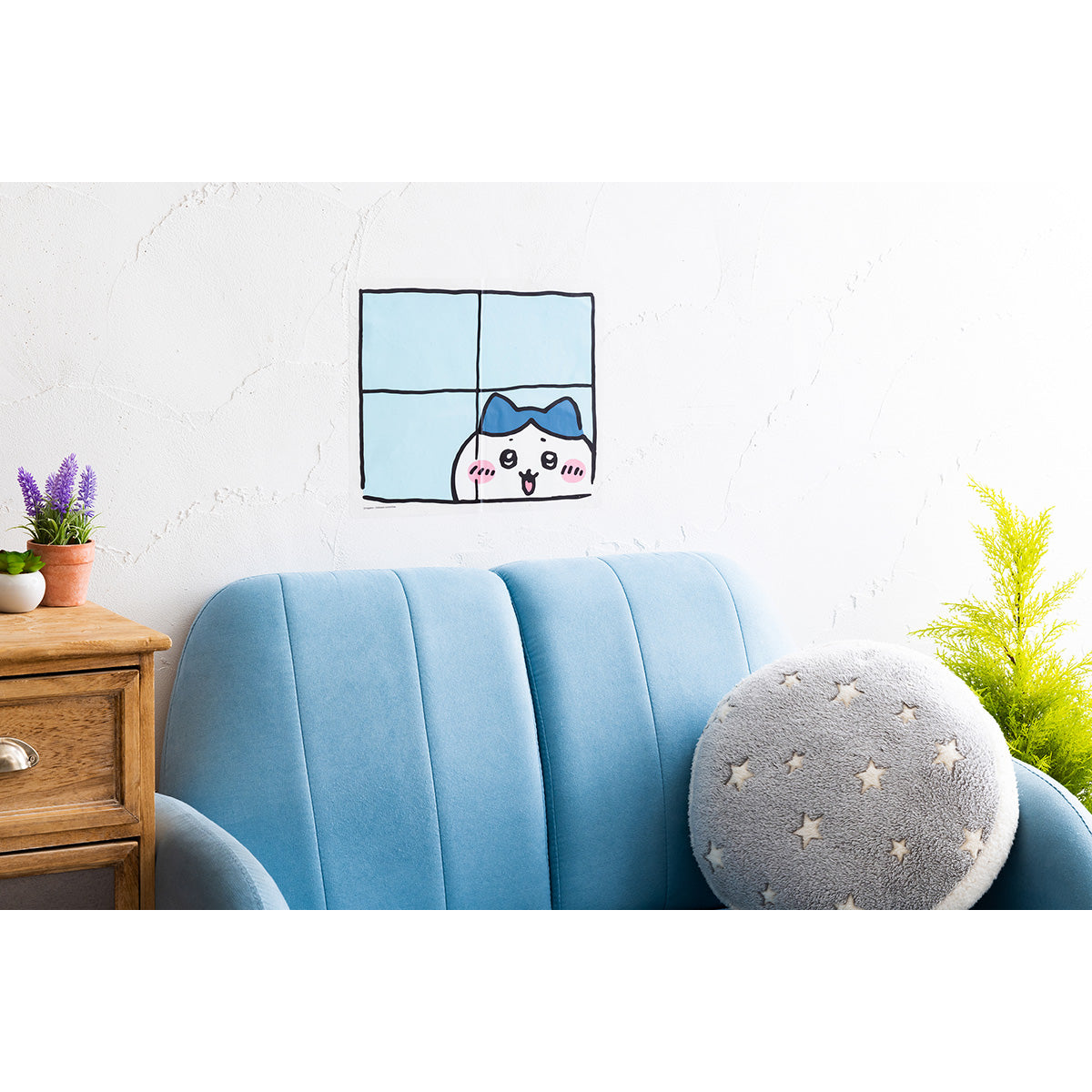 Chiikawa Wall Sticker (Hachiware Peeking from Window)