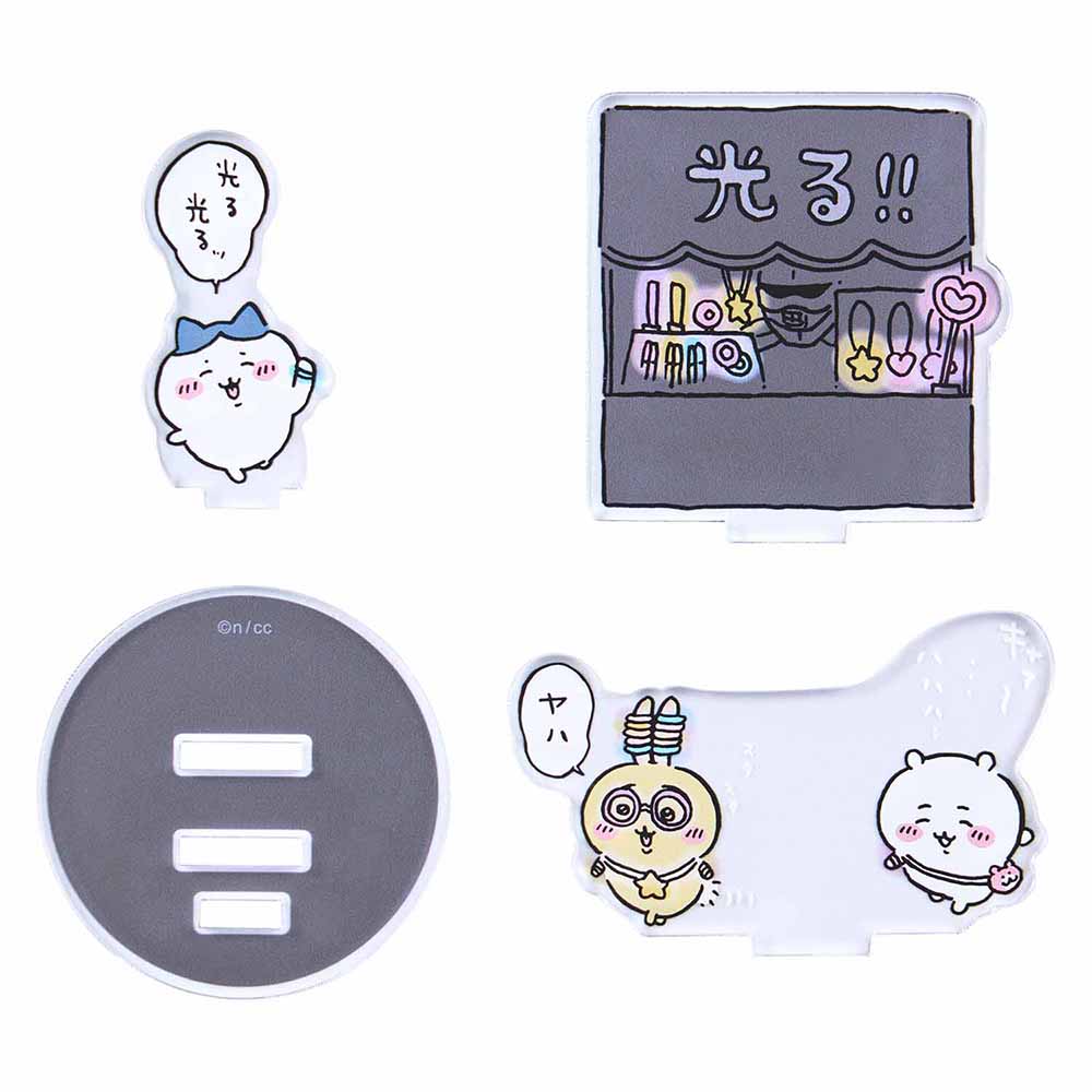 ちいかわ お出かけ楽しみ!な レイヤーアクリルスタンド(光る!!)