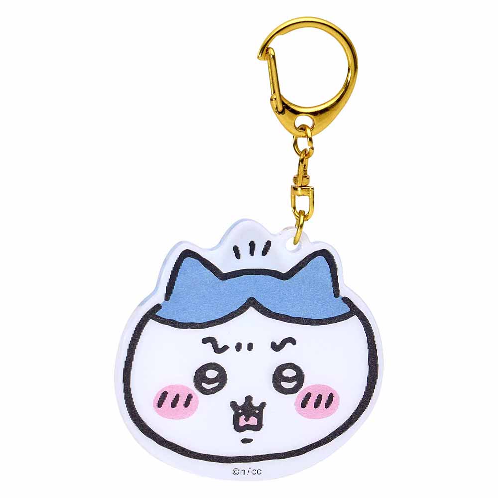 Chiikawa Excited to Go Out! Lenticular Acrylic Key ring (Hachiware)