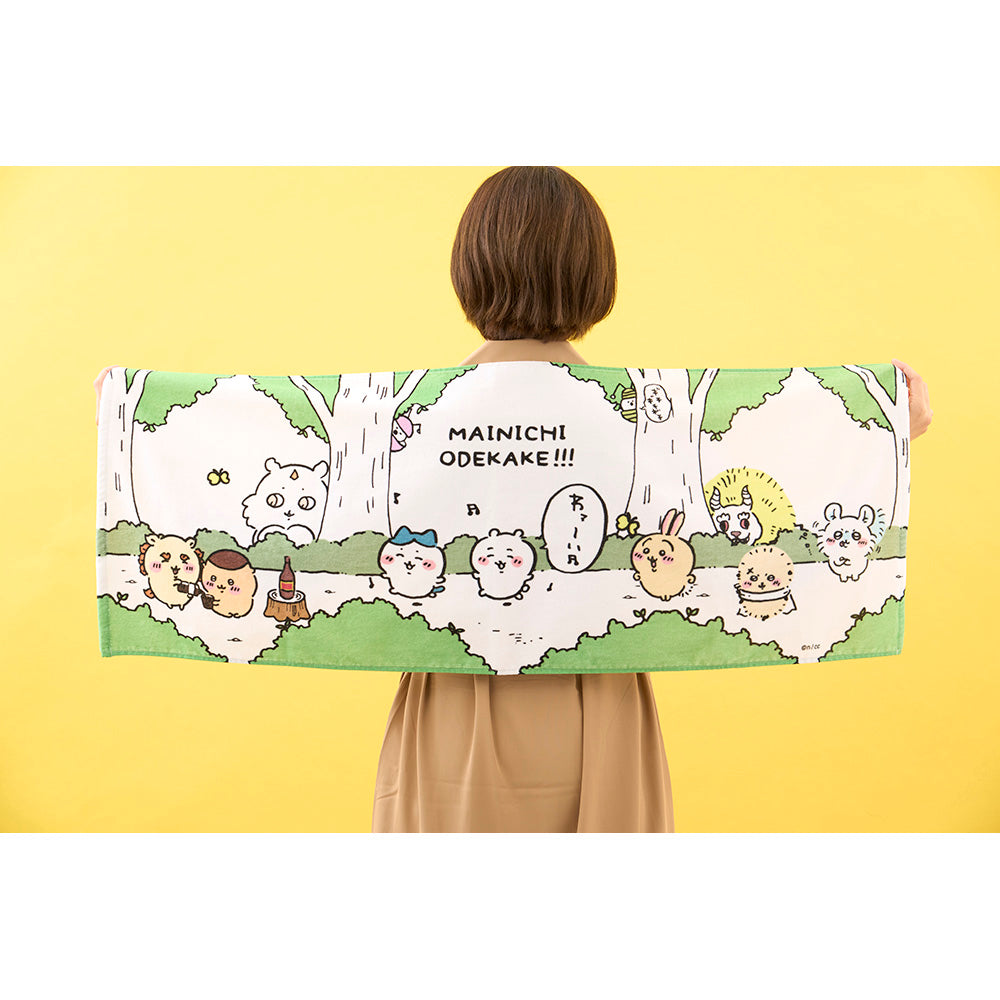 吉伊卡哇 出遊好開心!迷你浴巾