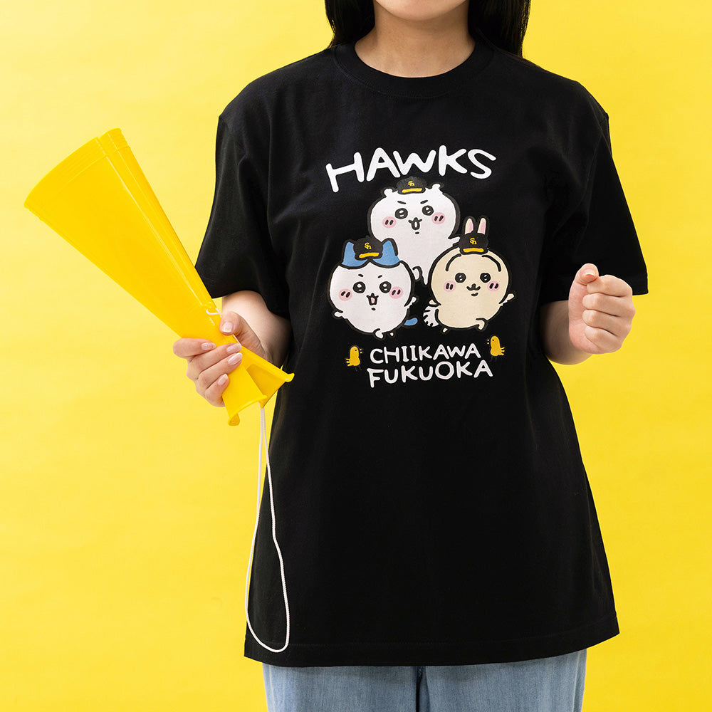 吉伊卡哇/鷹隊 T恤 若鷹軍團 黑色