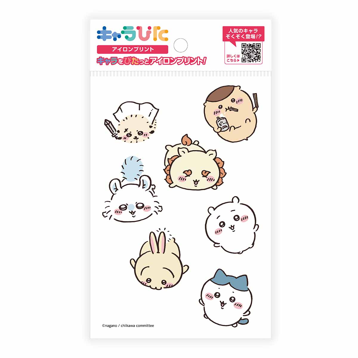 치이카와 캐라피타 아이론 프린트 시트①엽서 6