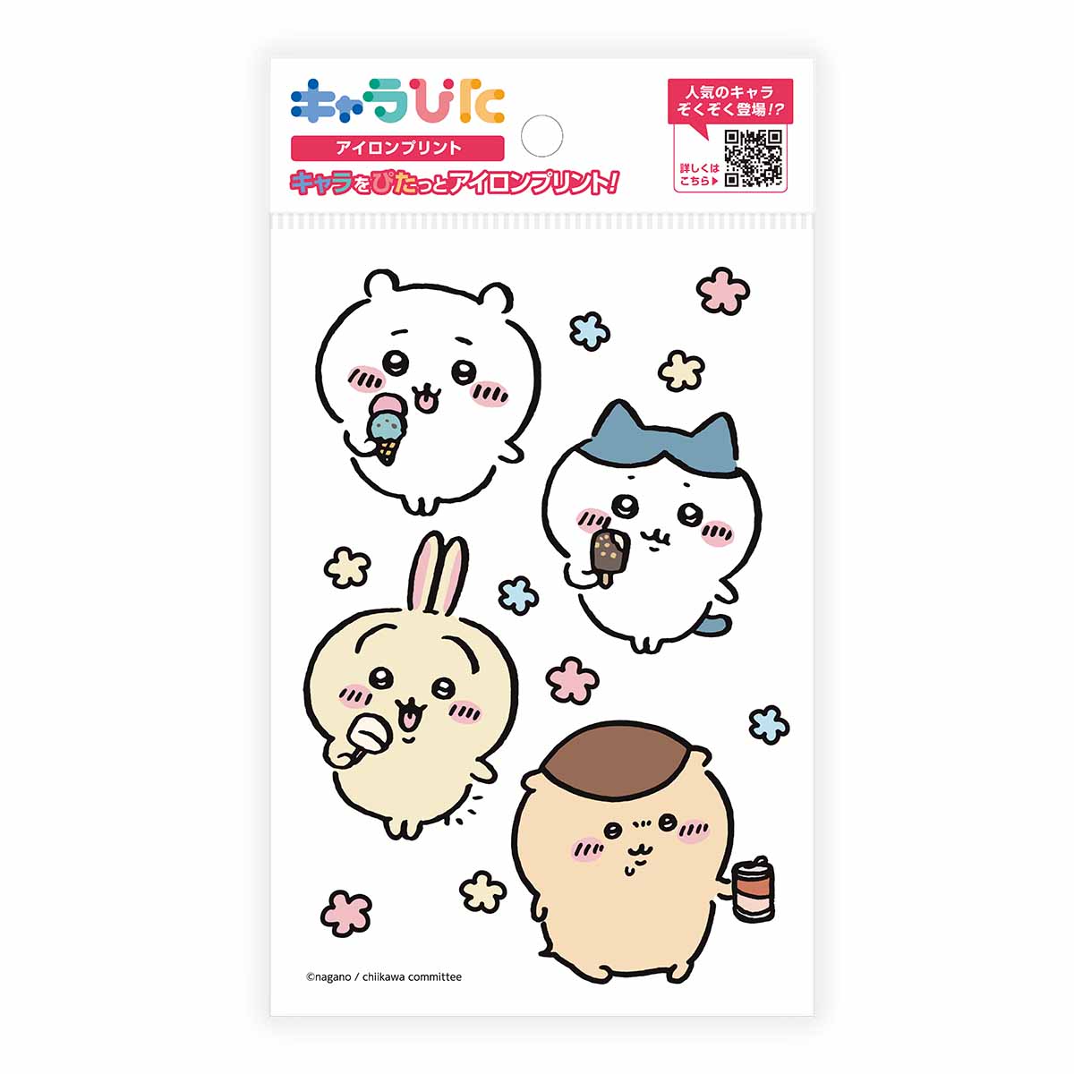 치이카와 캐라피타 아이론 프린트 시트①엽서 8