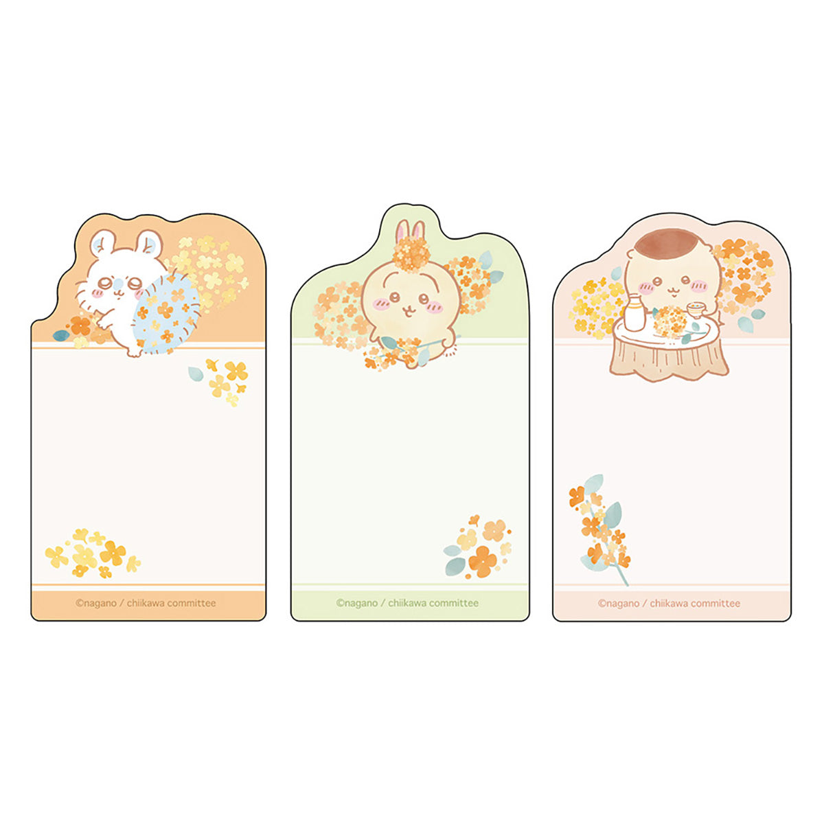 ちいかわ ダイカット付箋(ミント)