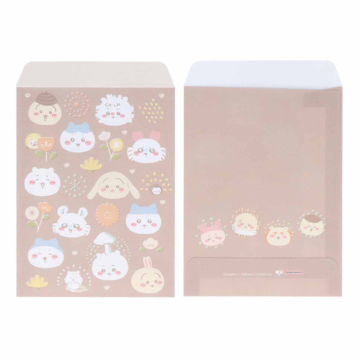 ちいかわ 封筒セット(おかお)