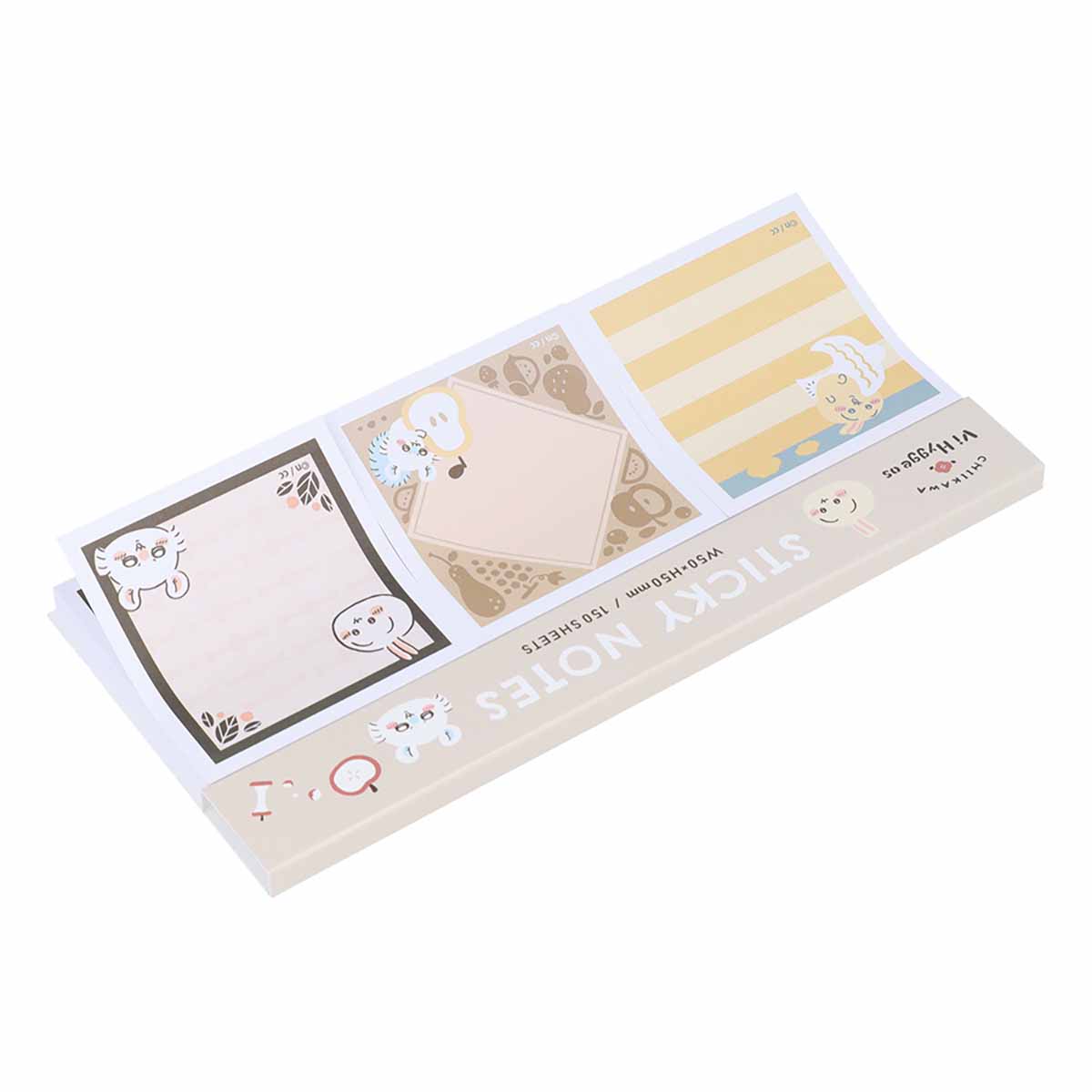 吉伊卡哇 彩色便签本(米色)