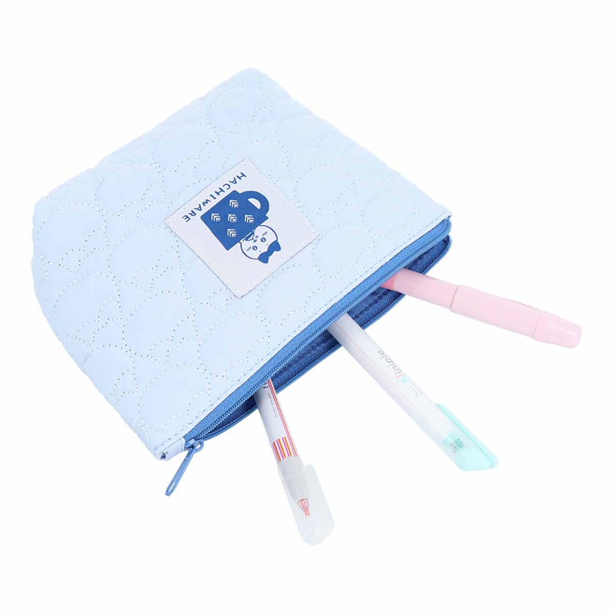 吉伊卡哇 竖条纹绗缝船型笔袋(哈奇喵)