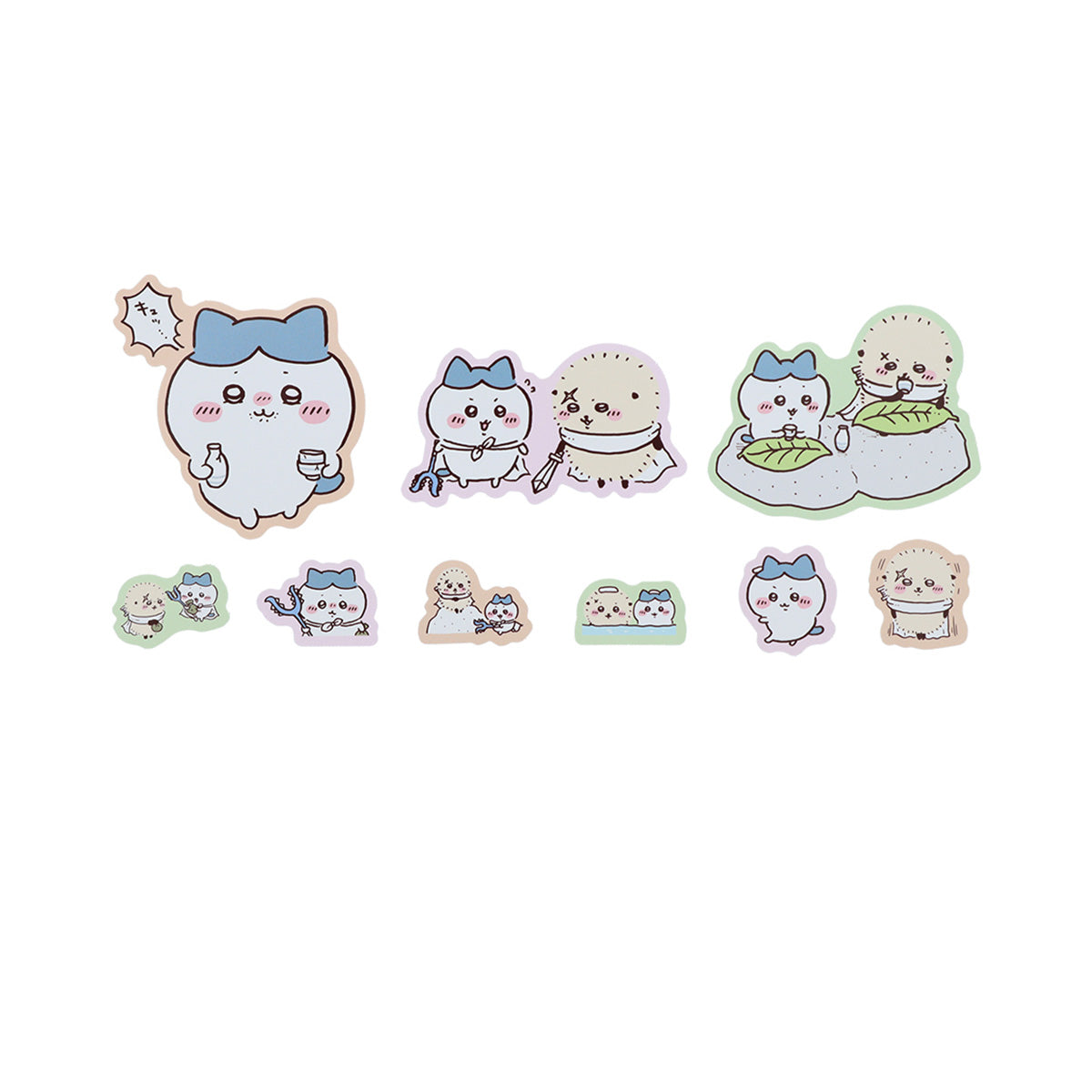 ちいかわ ピースシール(ハチワレ×ラッコ)