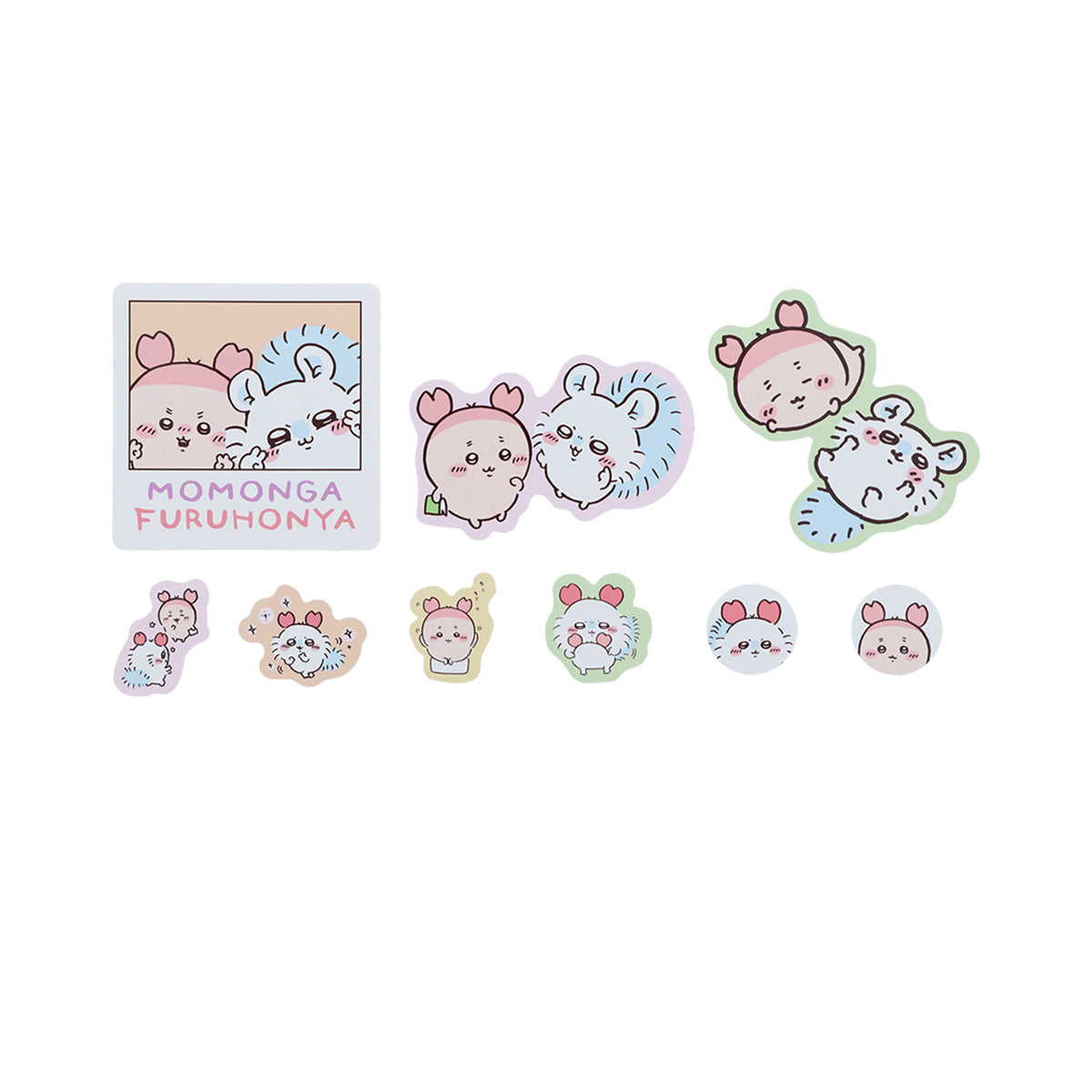 ちいかわ ピースシール(モモンガ×古本屋)