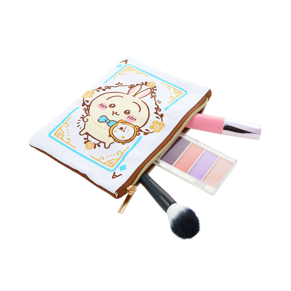 吉伊卡哇 萊皮亞織平面小袋(撲克牌A)