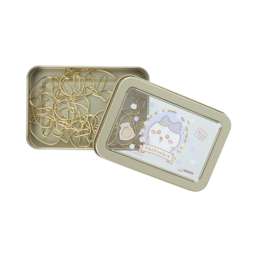 吉伊卡哇 铁盒装回形针(哈奇喵)