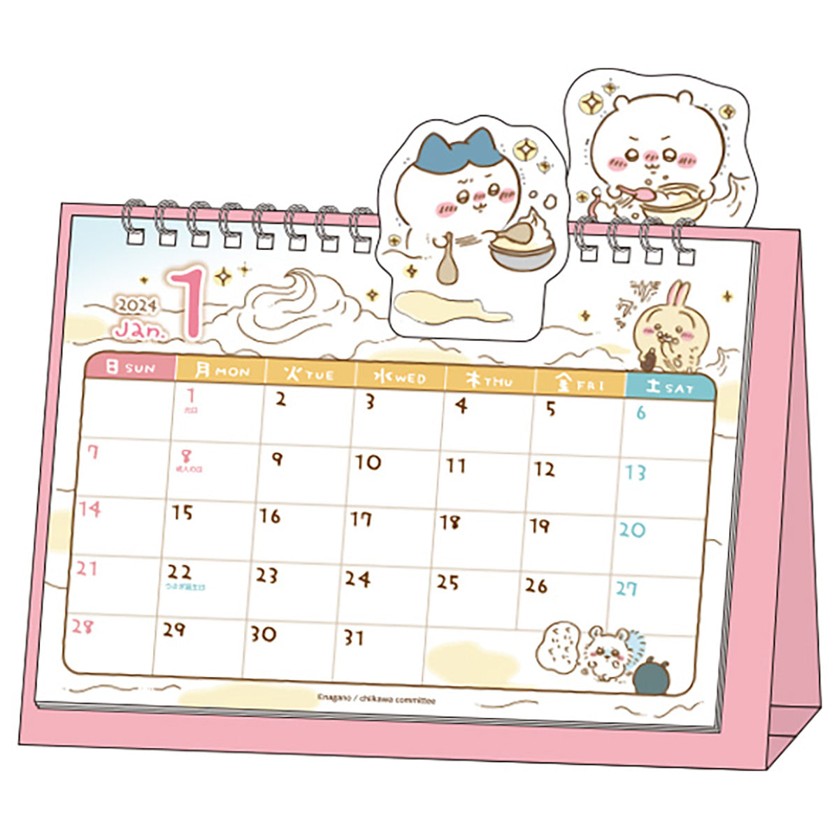 Chiikawa 2024 Pop-up Desk Calendar