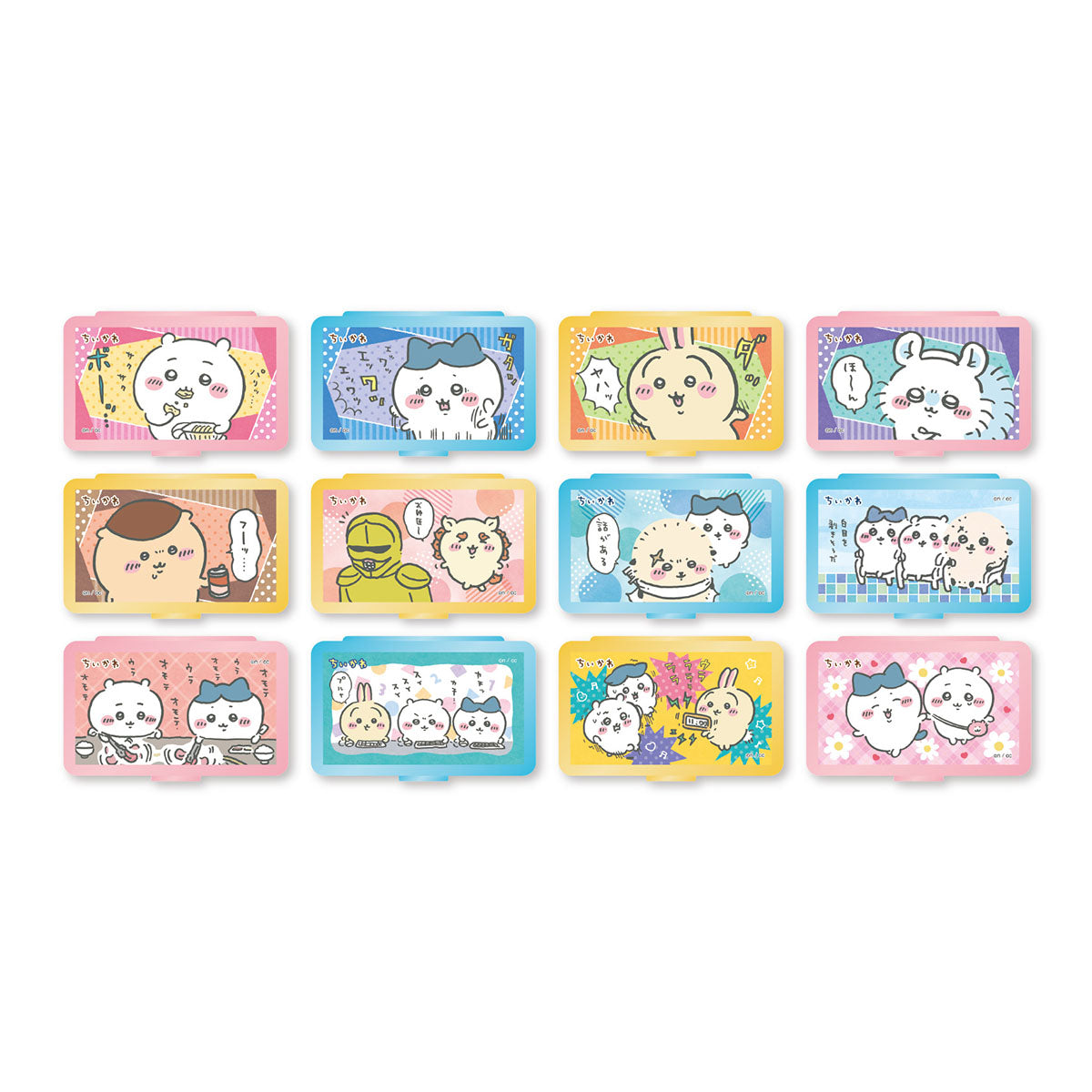 吉伊卡哇 桶裝盒&貼紙(全12款)1BOX 24包入