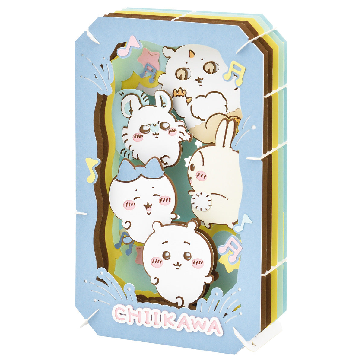 吉伊卡哇 紙雕(L大小)(PT-L48 大家一起跳舞)