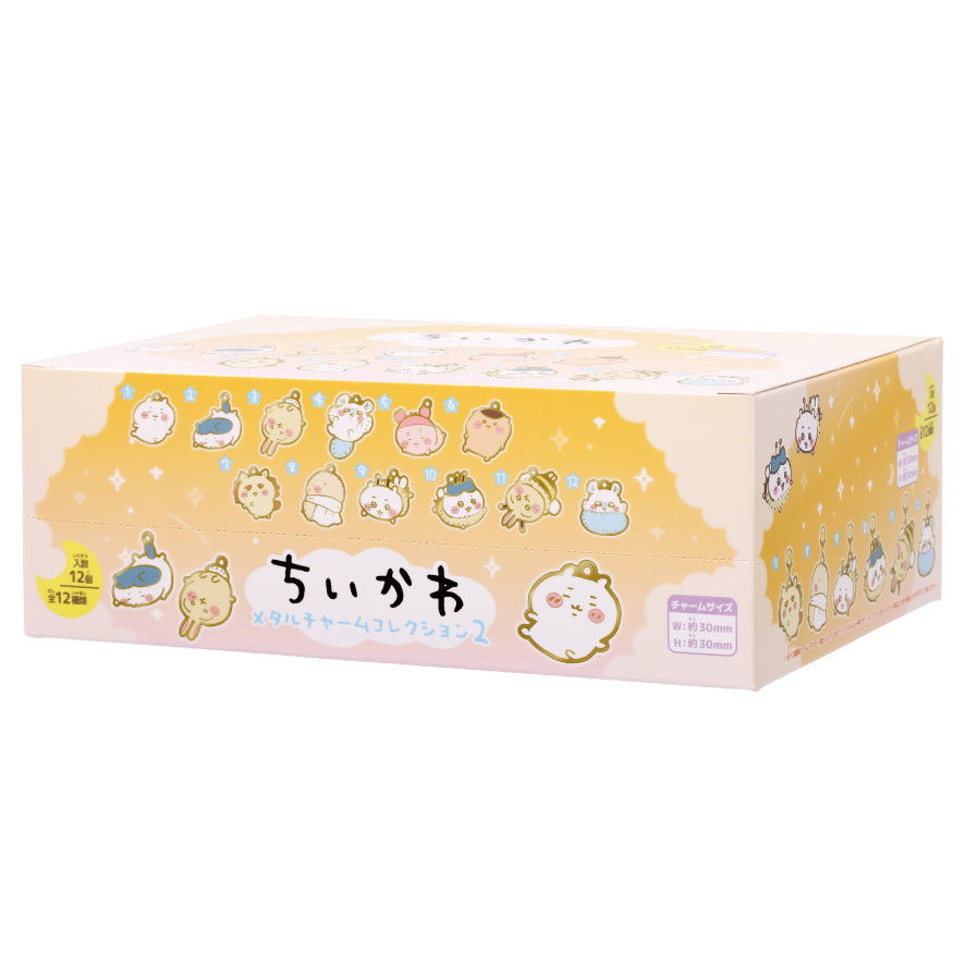 Chiikawa Metal Charm Collection 2 (All 12 Types) 1 Box, 12 Pieces