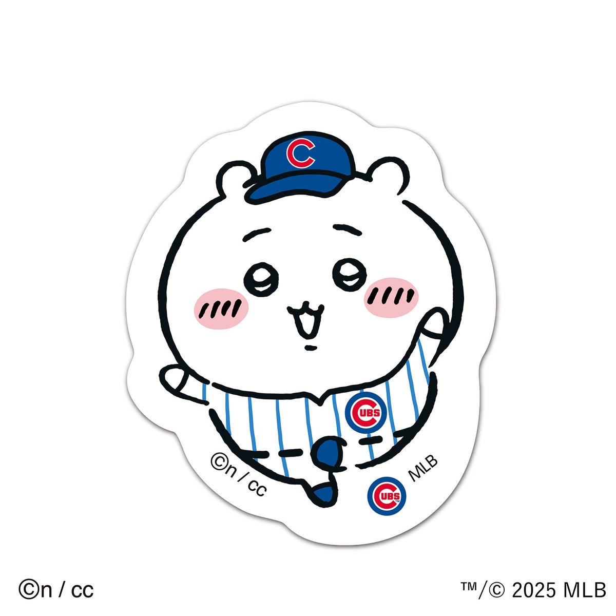 치이카와×MLB TOKYO SERIES 다이컷 스티커 ④ 치이카와 (컵스)