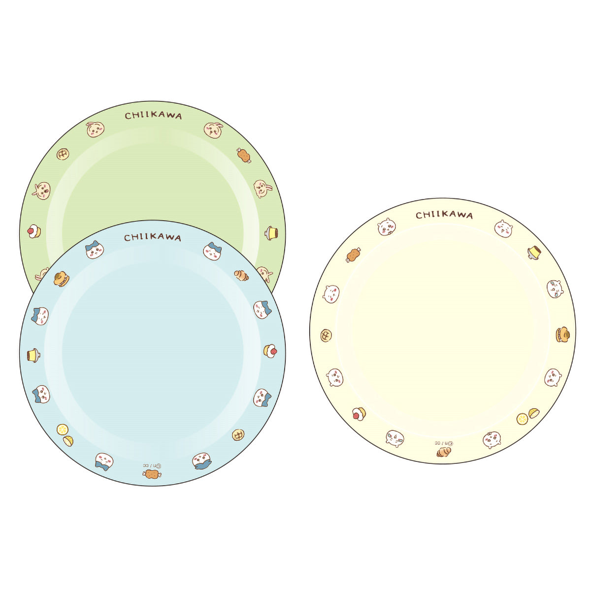 ちいかわ 小皿3枚セット(スイーツ)
