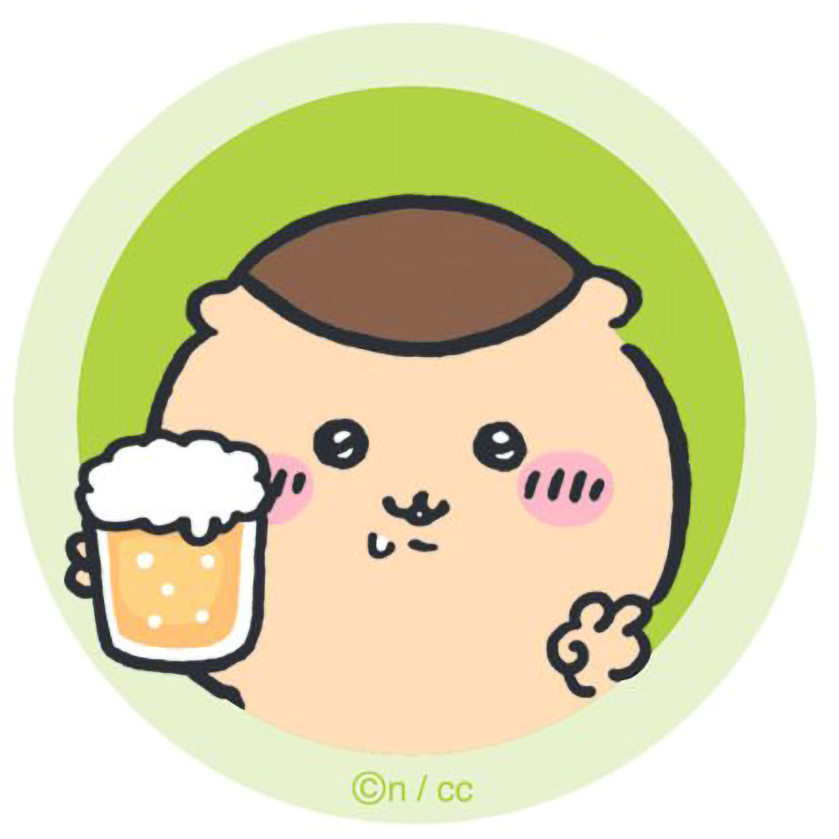 ちいかわ くりまんじゅうのわさび柿ピーと巾着(ステッカー付)(ぴーすなくりまんじゅう)
