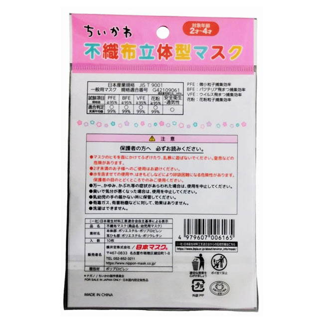 ちいかわ 立体マスク 10枚(幼児用サイズ)