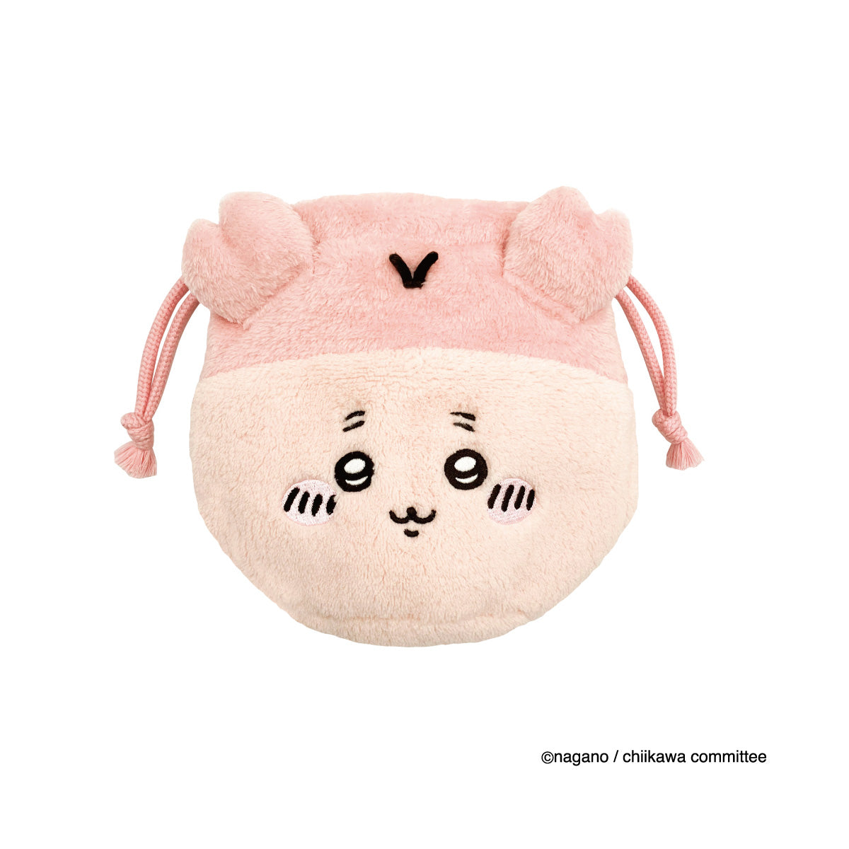 Chiikawa Face Drawstring Pouch (Furuhonya)