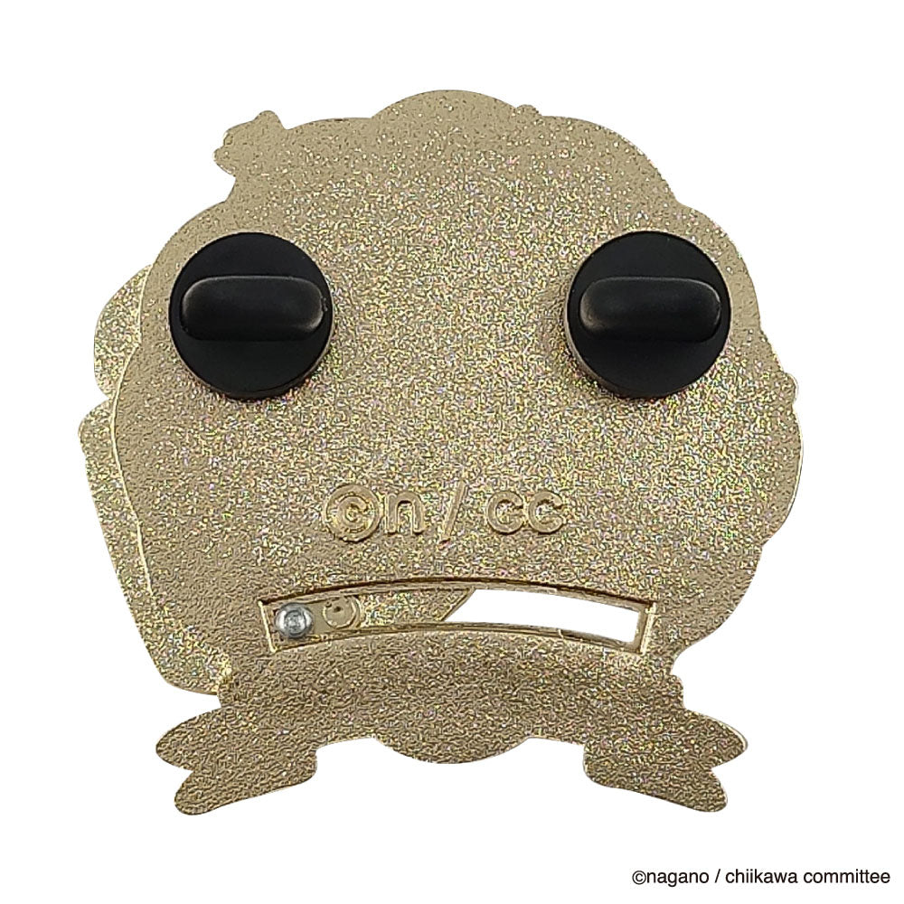 ちいかわ 大きめギミックピンバッジ(くりまんじゅう)