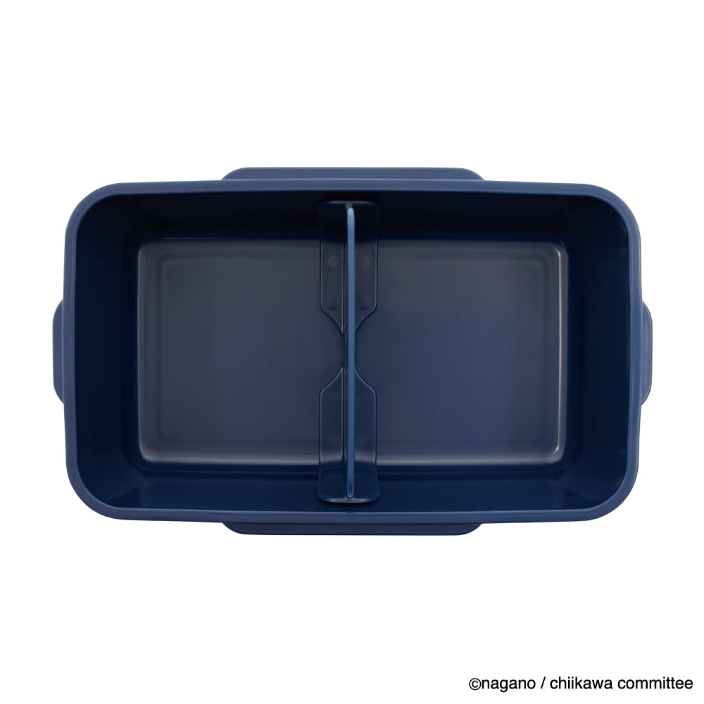 吉伊卡哇 四面卡扣一層便當盒(絲帶)