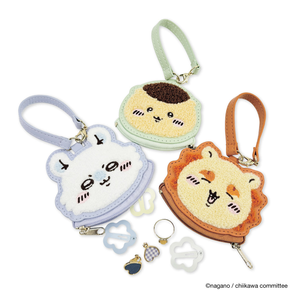 Chiikawa Sagala Mini Pouch with Face (Momonga)