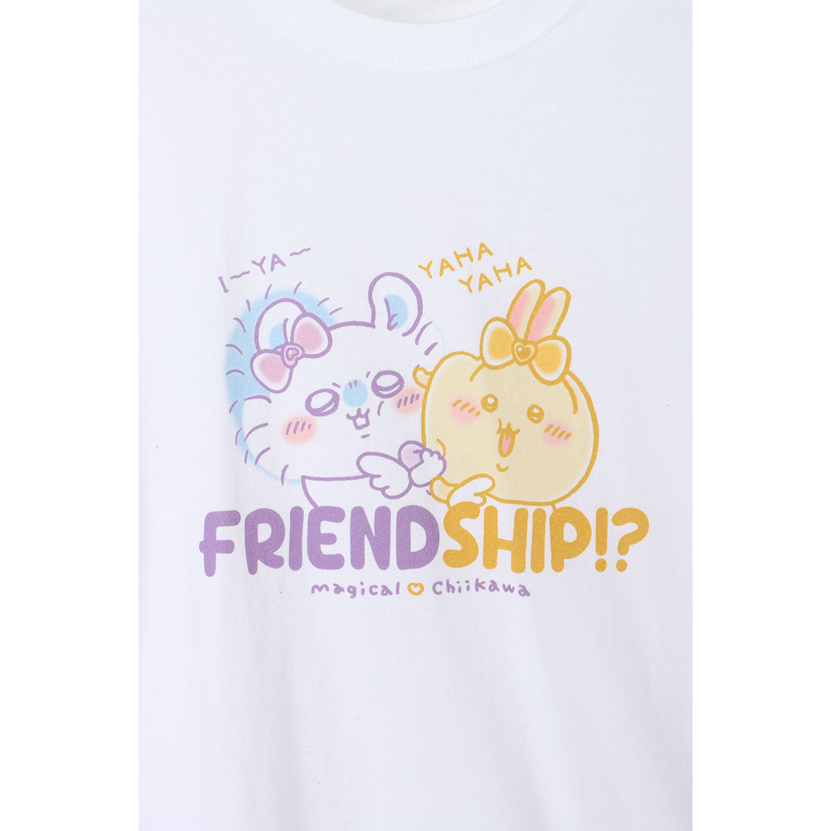吉伊卡哇 魔法吉伊卡哇 T恤 FRIEND SHIP!? 白色