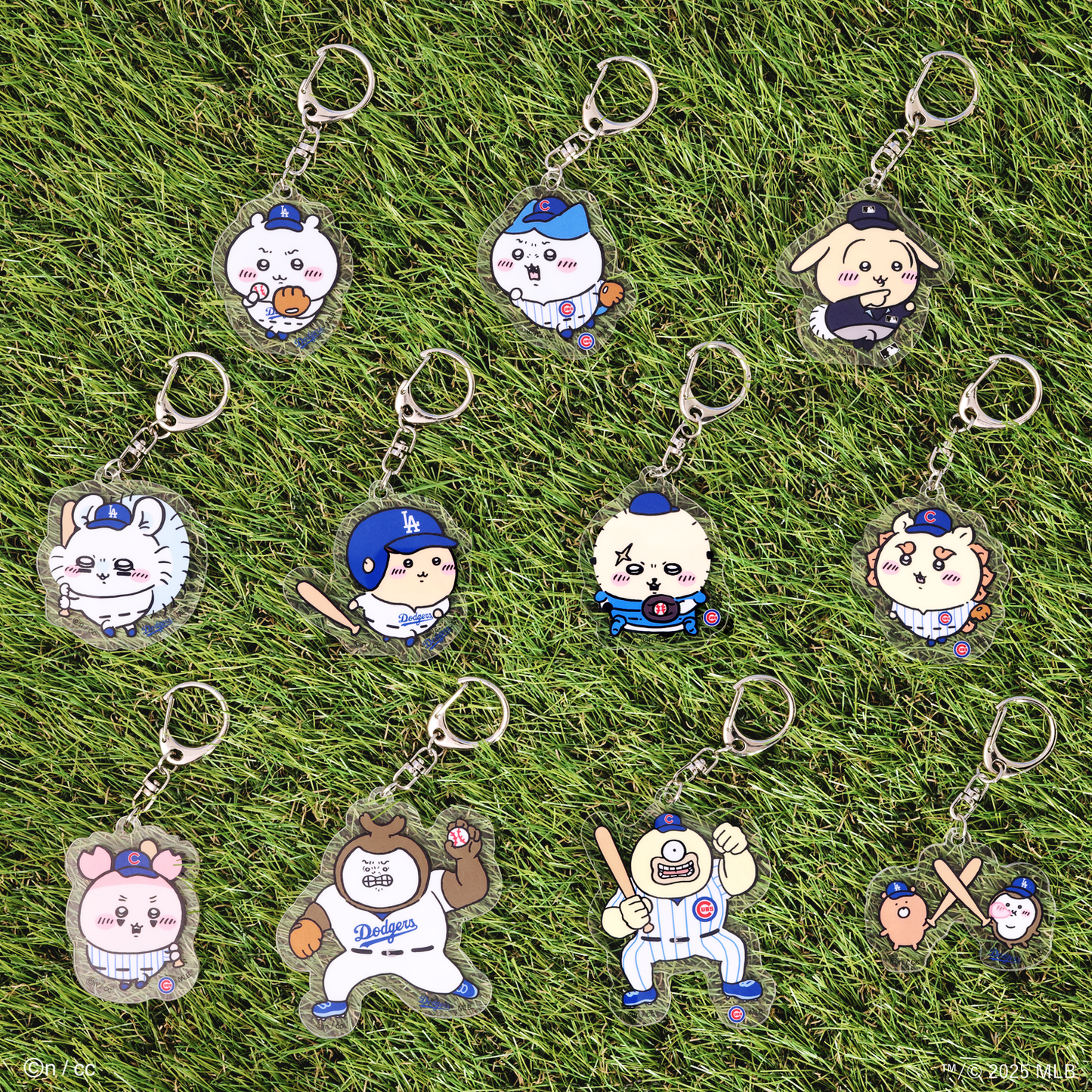 치이카와×MLB TOKYO SERIES 아크릴 키홀더 ⑤ 쿠리만쥬