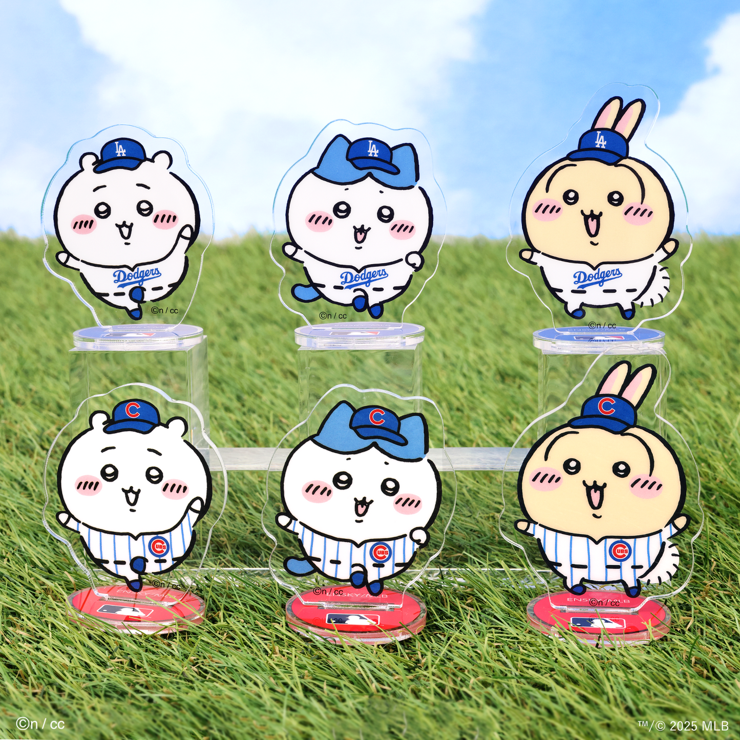 ちいかわ×MLB TOKYO SERIES アクリルスタンド⑥うさぎ(カブス)