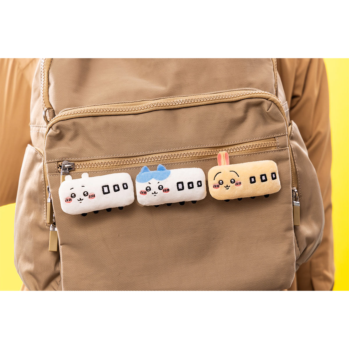 ちいかわ トレインなぬいぐるみバッジ3個セット