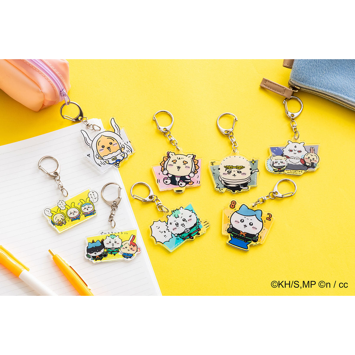 My Hero Academia × Chiikawa Acrylic Key ring (HERO WA NAKANAI)